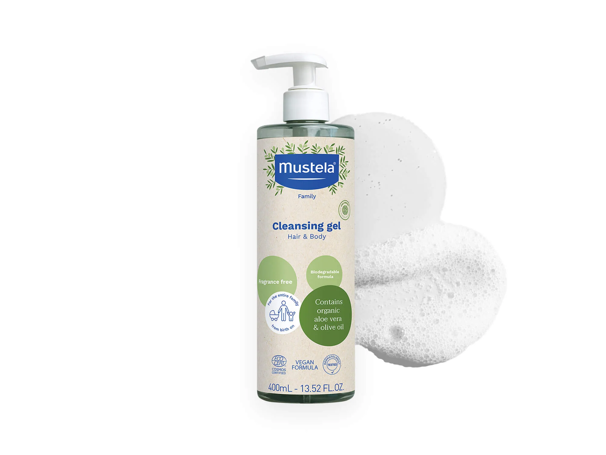 Organic cleansing gel with olive oil and aloe - Image 6